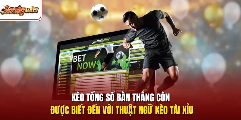 Kèo tổng số bàn thắng còn được biết đến với thuật ngữ kèo tài xỉu. 