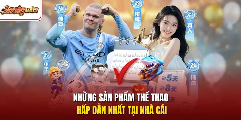 Những sản phẩm thể thao hấp dẫn nhất tại nhà cái